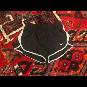 Nike women’s dri-fit running short with built in bike shorts, size small